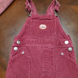 Girl’s Toddler Corduroy dress 2T Duck head